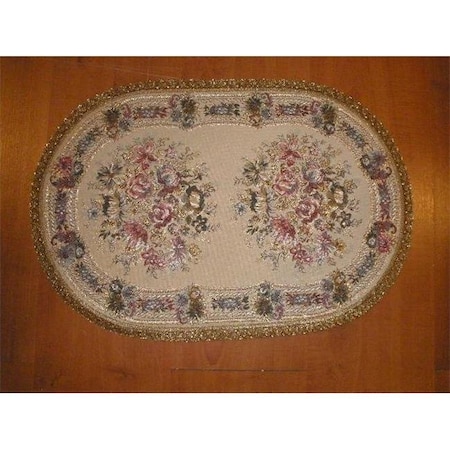 Tapestry Trading Tapestry Trading NO1422 14 x 20 in. Begium Doily Noella NO1422